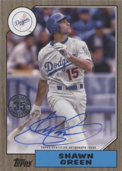 2022 Topps Update Series - Shawn Green #87BA-SG for sale | eBay