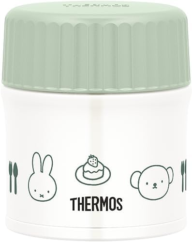 Thermos Miffy Soup Jar 300ml Vacuum Insulated JBU-302B Light Green