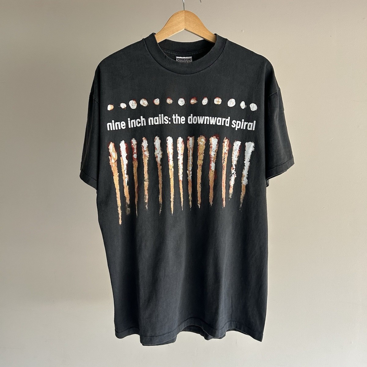 Vintage REPRINT Nine Inch Nails The Downward Spiral NIN T shirt