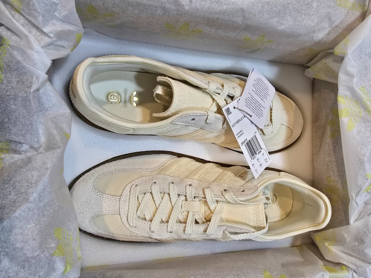 adidas CLOT x Gazelle 'Crepe Sole Pack - Cream White' JR5410 MENS