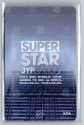 ITZY- RYUJIN SUPERSTAR JYP SILVER #174 BORN TO BE IN SEOUL