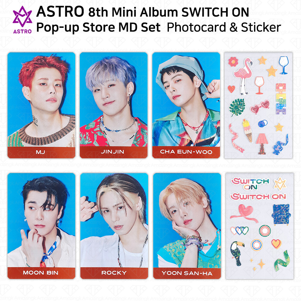 ASTRO 8th Mini Album Switch On Pop Up Store Official MD Photocard