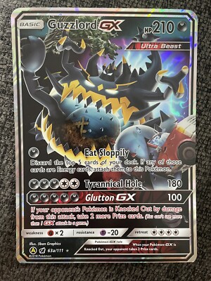 Pokemon Guzzlord GX 63a/111 Holo Ultra Rare Crimson Invasion | eBay