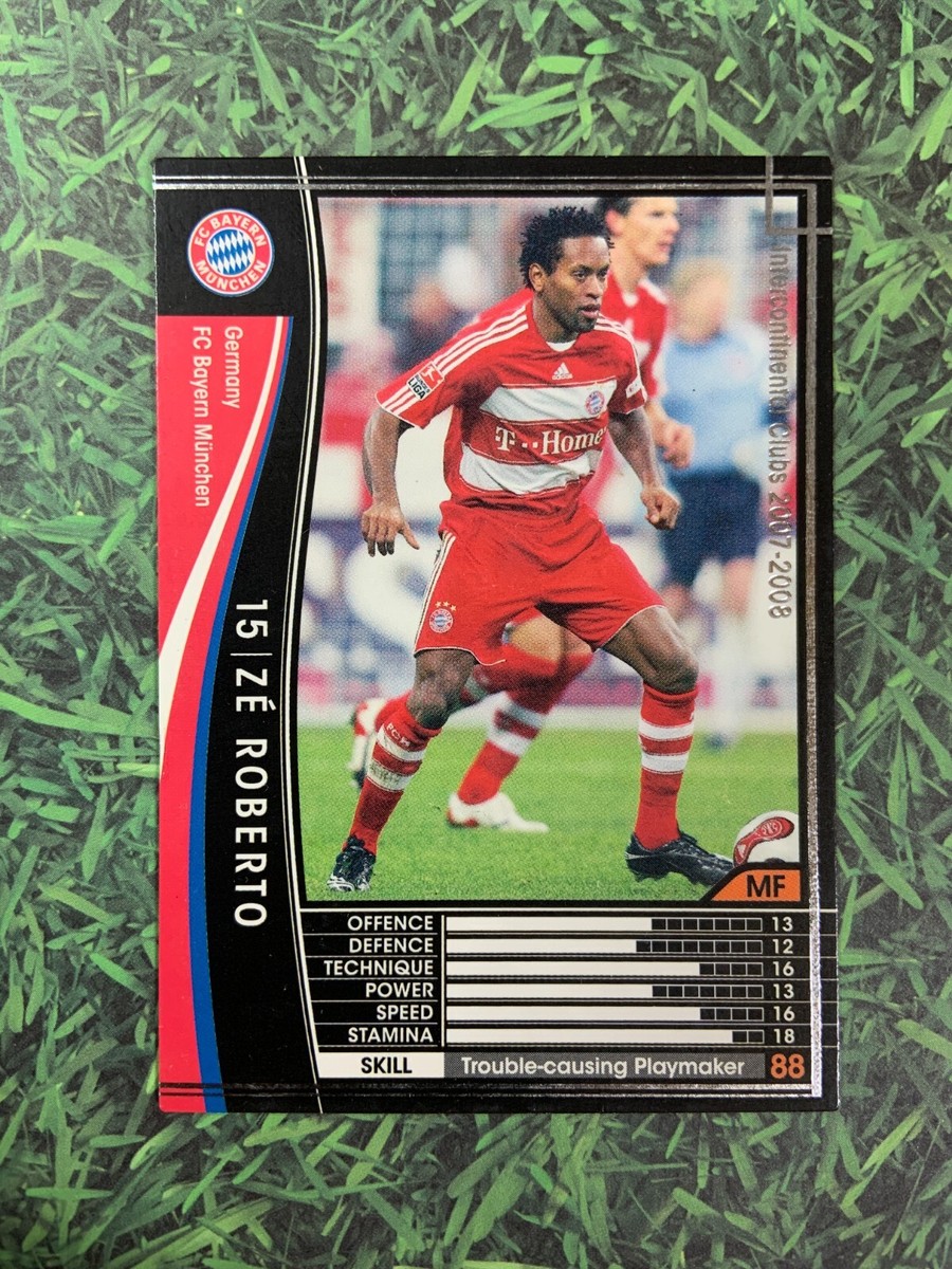 Panini WCCF 2007-08 Ze Roberto Bayern Munchen Football Soccer card