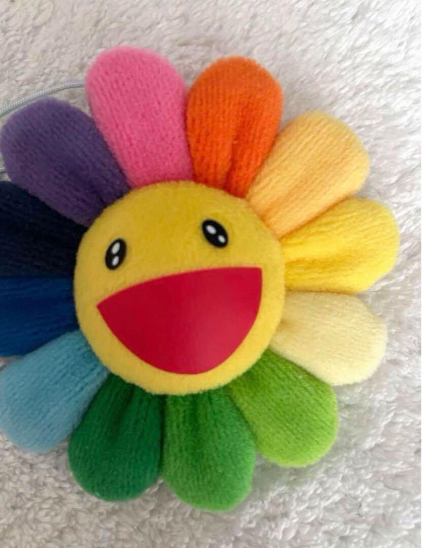 Takashi Murakami Flowers Plush Mascot Keychain Bag charm Kaikai