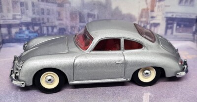 Dinky 1/43 - Porsche 356A Coupe 1958 Silver DY-25 Diecast Scale