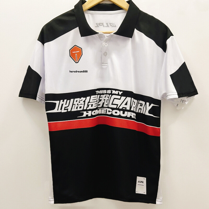 LOL 2024 TES T-shirt Esport Tshirt LPL Jackeylove 369 Uniform MSI