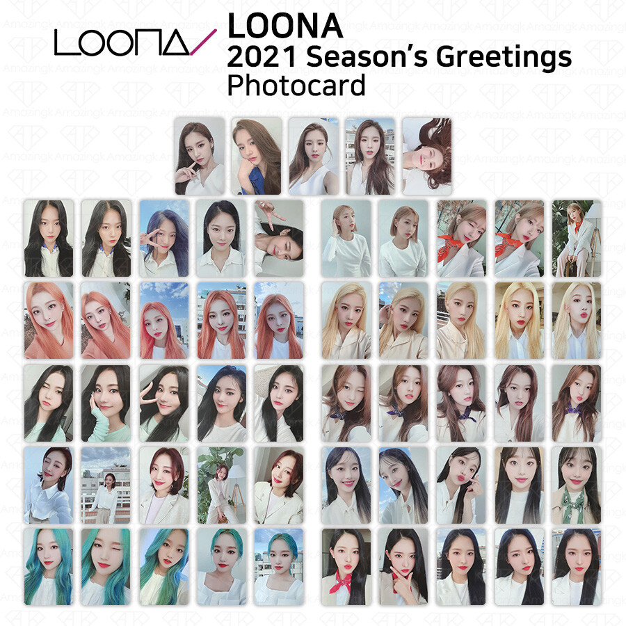 LOONA 2021 Season's Greetings Official Photocard Member Set 5pcs