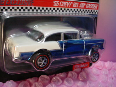 Hot Wheels RLC CLUB EXCLUSIVE '55 CHEVY BEL AIR GASSER ☆blue☆w