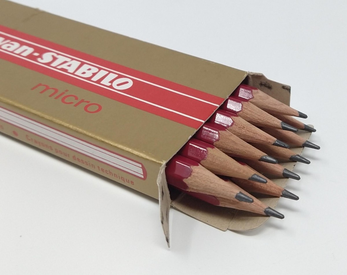 VINTAGE Schwan Stabilo Pencils: MICRO 8000 12 Count Boxes UNUSED