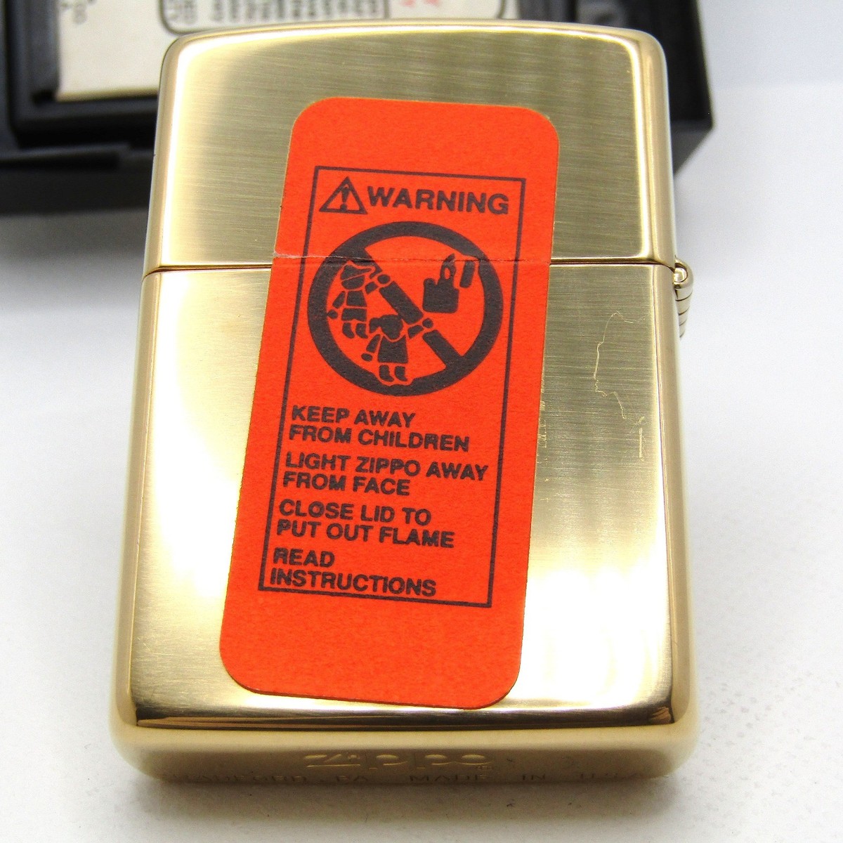 USS KITTY HAWK CV-63 Solid Brass Zippo Oil Lighter 1994 Unfired