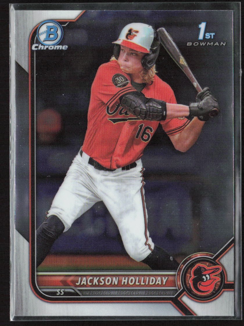 Jackson Holliday 2022 Bowman Draft #BDC-168 Chrome (1st) Price