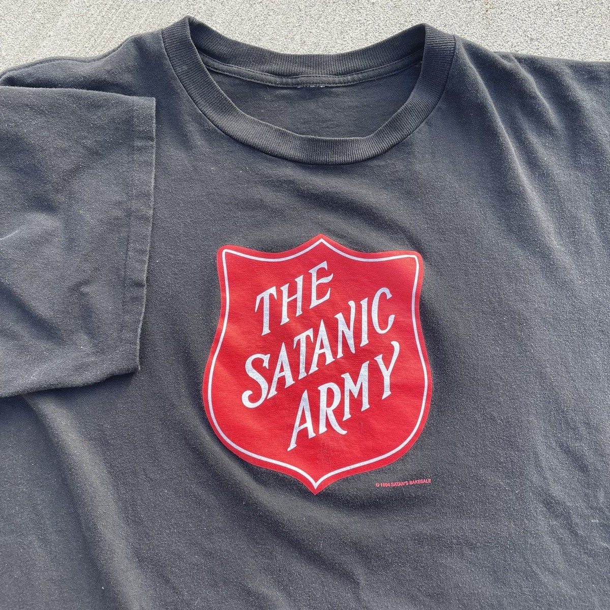 VINTAGE MARILYN MANSON THE SATANIC ARMY T SHIRT XL 1994 SATAN'S