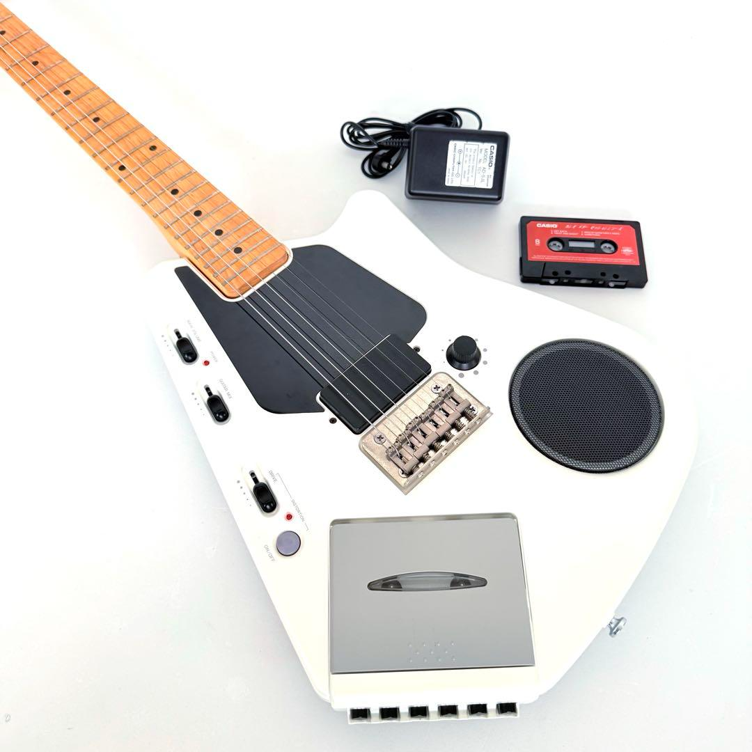 Used Casio EG-5 Cassette Guitar w/ Original Case – Tested Working