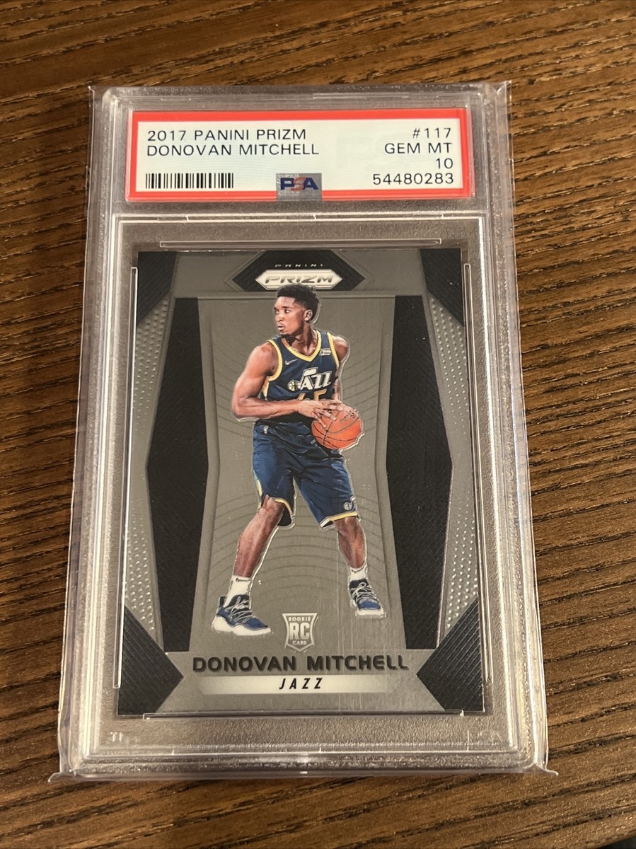 PSA 10 2017-18 Panini Prizm DONOVAN MITCHELL Rookie RC #117! | eBay