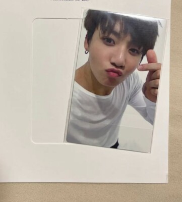 BTS MEMORIES OF 2017 Blu-ray Random Photocard JUNGKOOK Bangtan