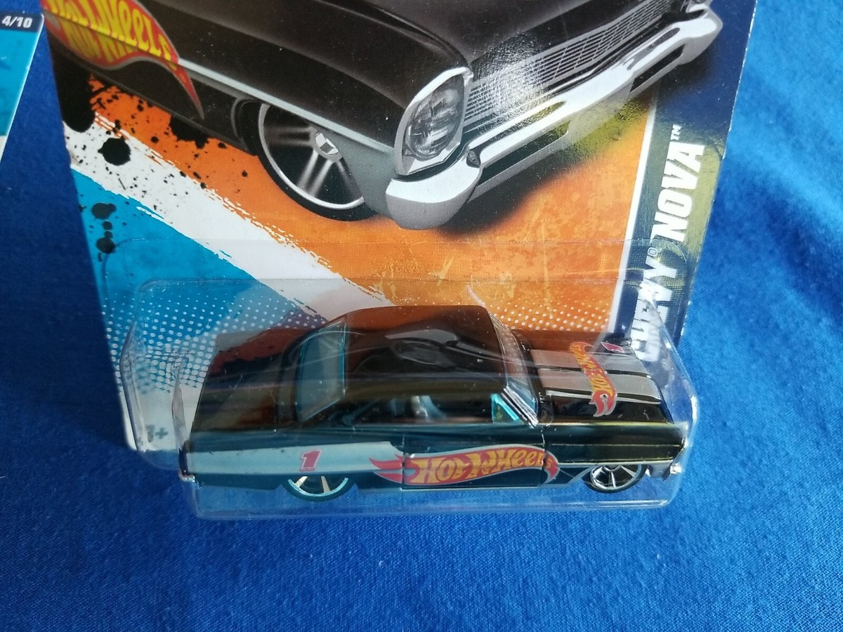 2011 Hot Wheels 66 CHEVY NOVA Black 154/244 LITTLE BEND Racing | eBay