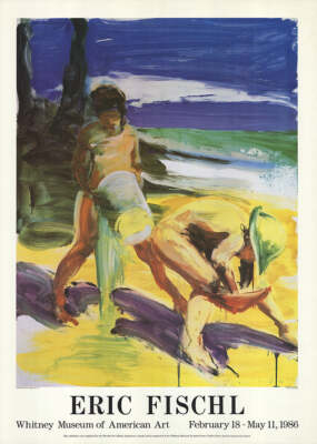 ERIC FISCHL Kids at the beach 49.5