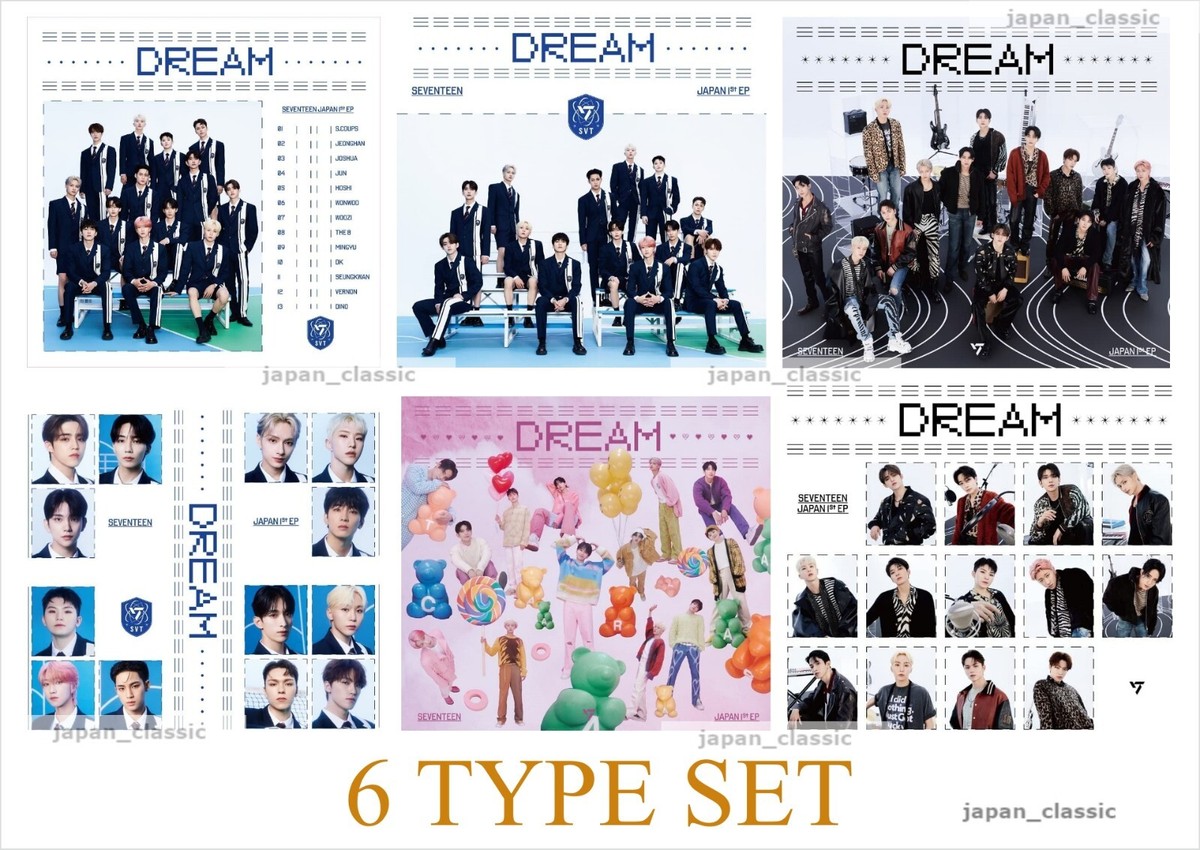 SEVENTEEN DREAM LIMITED EDITION CD A B C D REGULAR FLASH PRICE