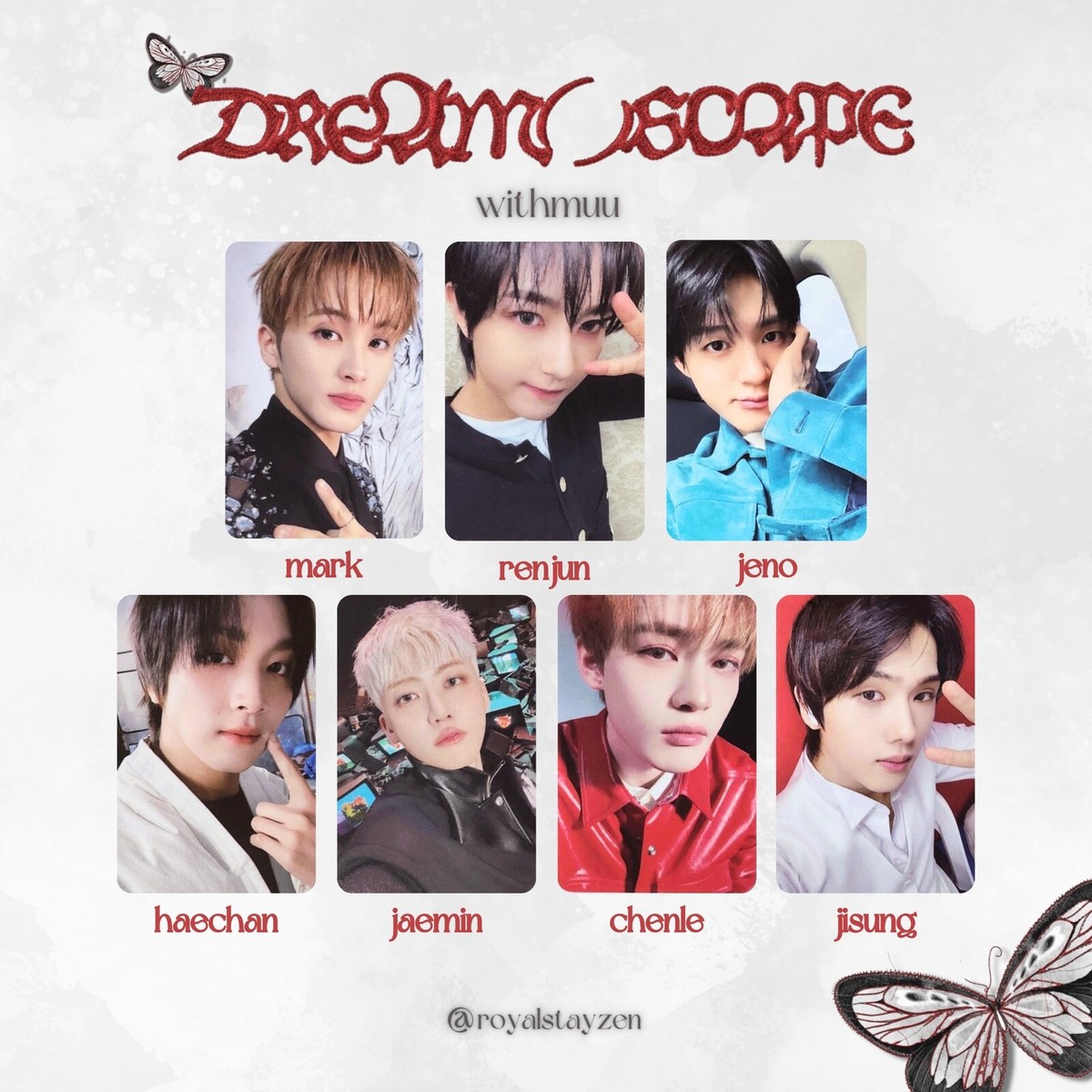 NCT DREAM ALBUM DREAM( )SCAPE WITHMUU POB EVENT OFFICIAL PHOTOCARD