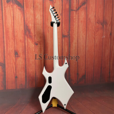 White BC Extreme Warlock Electric Guitar Rich Solid Body HH Pickup