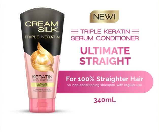 Cream Silk Triple Keratin Rescue Ultimate Straight Ultra