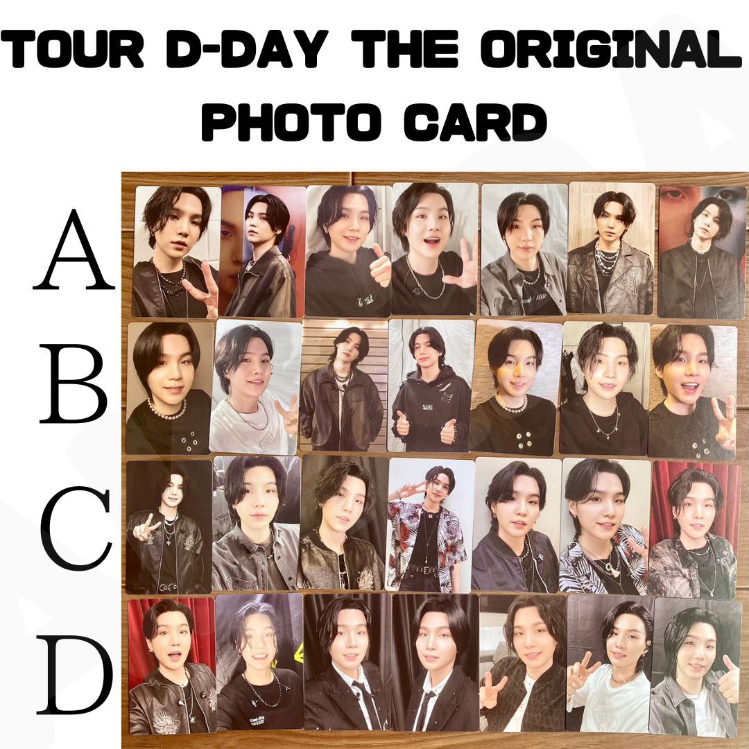 AGUSTD TOUR D-DAY THE ORIGINAL DIGITAL CODE OFFICIAL PHOTO CARD