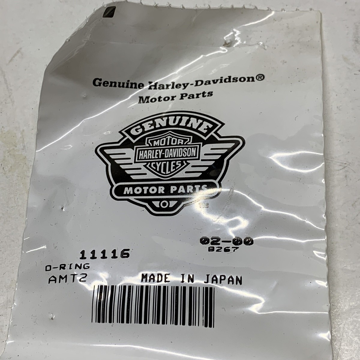2 Pack NOS HARLEY-DAVIDSON Starter Housing O-Ring OEM 11116 XL XLH