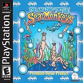 The Amazing Virtual Sea-Monkeys PlayStation PS1 Factory Sealed