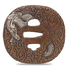 古董日本刀镡| eBay