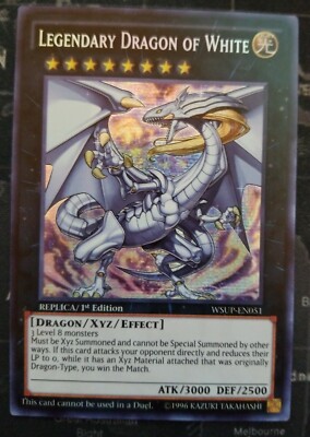 Legendary Dragon of White WSUP-EN051 Secret Rare 1st Edition