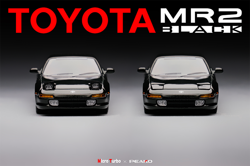 MicroTurbo 1:64 MR2 SW20 Pearl White or black Diecast Model Car in