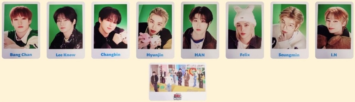 STRAY KIDS FAN CONNECTING 2024 SKZ TOY WORLD OFFICIAL PHOTO CARD