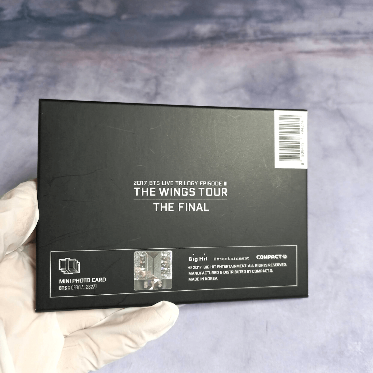 BTS 2017 THE WINGS TOUR Seoul The Final Official Mini Photo Card