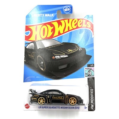 Hot Wheels Nissan Silvia (S15) Liberty Walk Black CUSTOM REAL