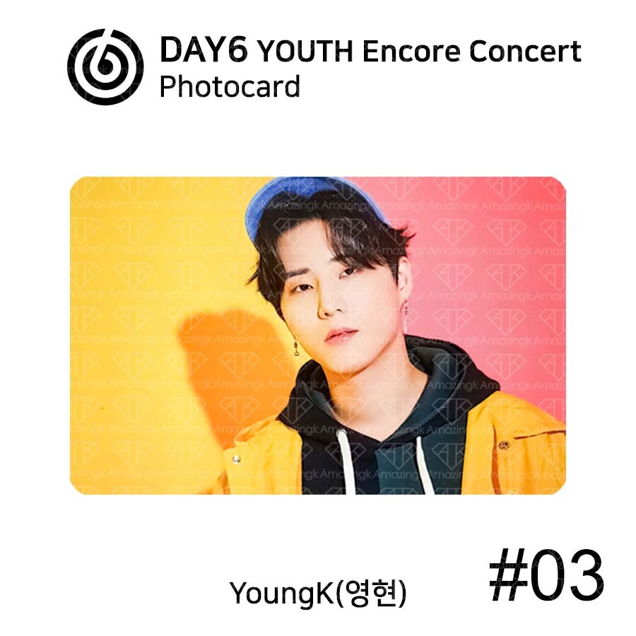 DAY6 Youth Encore Concert Official Photocard YOUNG K | eBay