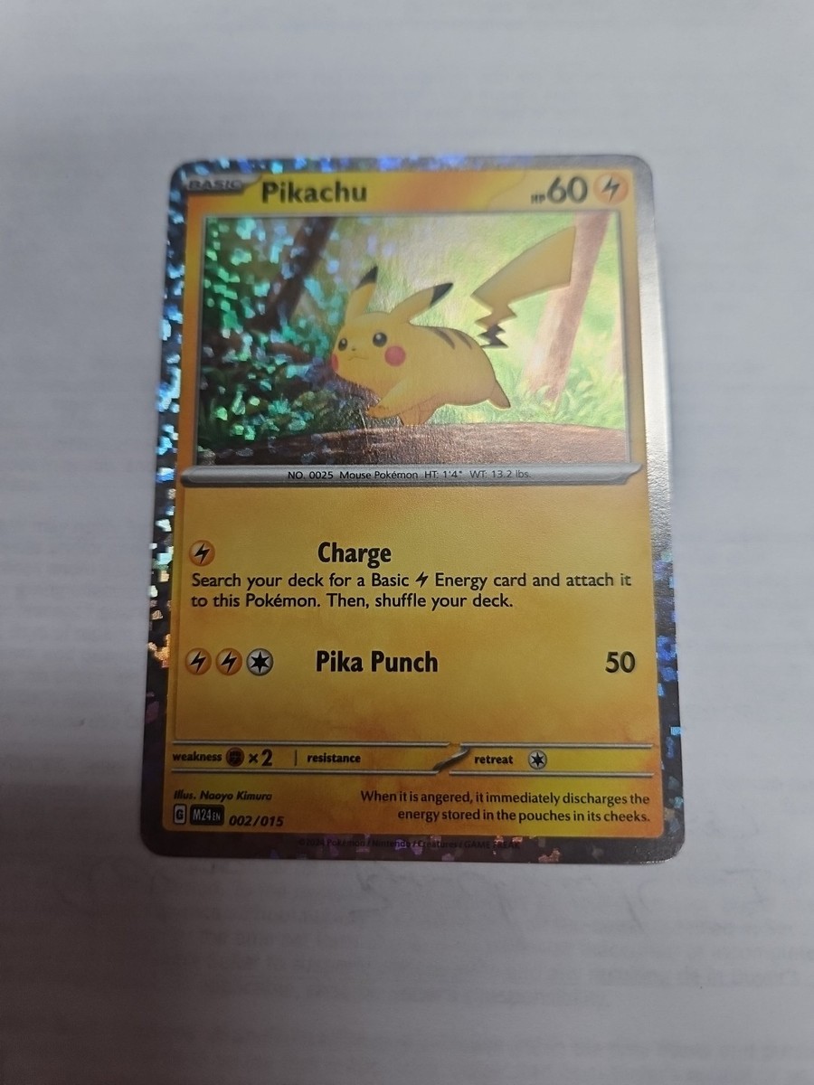 Pikachu 2025 McDonalds Happy Meal Holo Pokémon Dragon Discovery