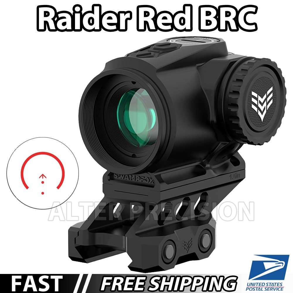Swampfox Raider Prism Sight with Red BRC Reticle T2 Footprint | eBay