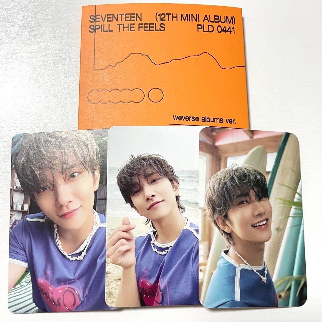 SEVENTEEN JOSHUA Spill The Feels weverse albums ver. Photocard Set