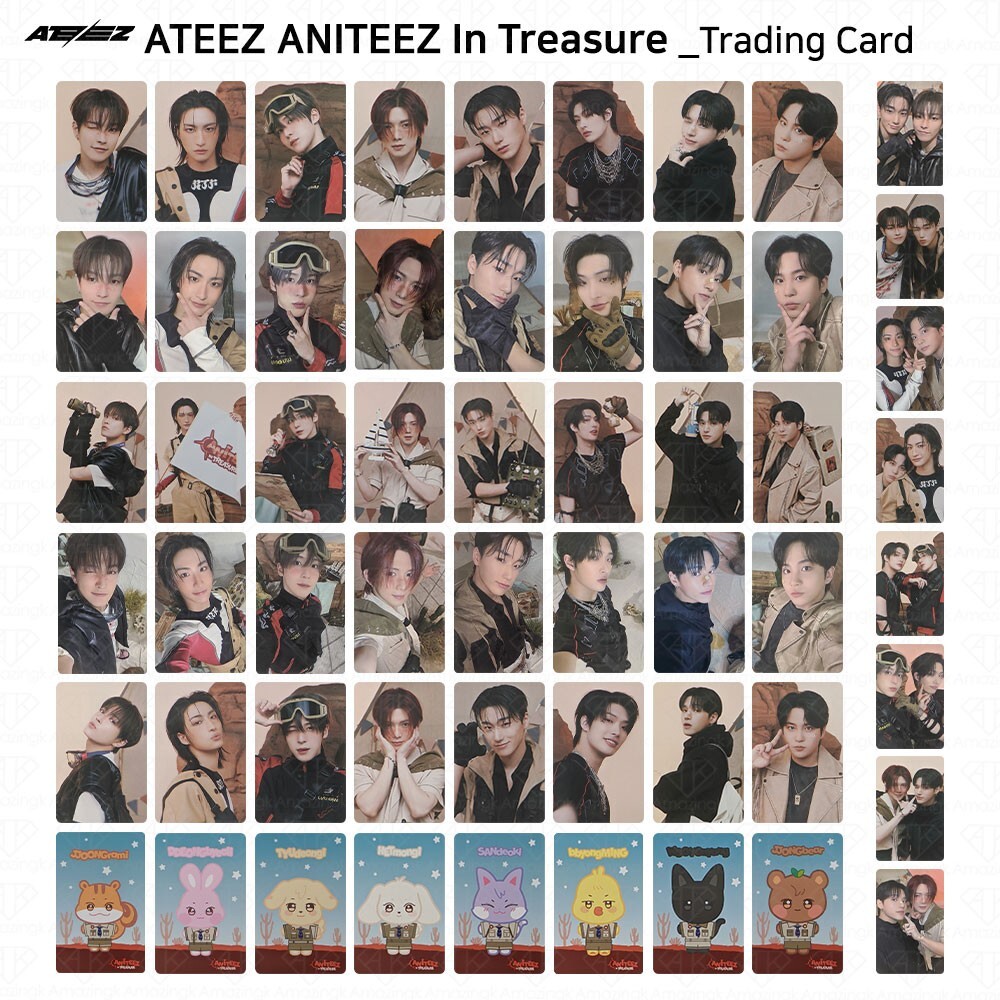 ATEEZ ANITEEZ In Treasure POP UP Official MD Trading Photocard K