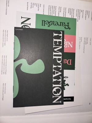 TXT [THE NAME CHAPTER : TEMPTATION] All Member Autographed Signed