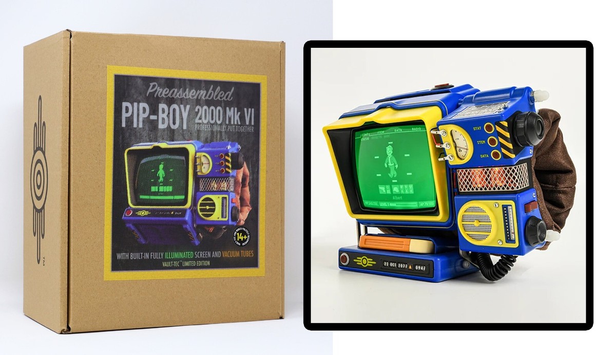 Fallout 76 Pip Boy 2000 MK VI Vault Tec Limited Edition Figure