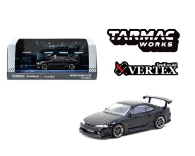 Tarmac Works x PRIX Nissan Silvia S15 TONNDERU Black Vertex