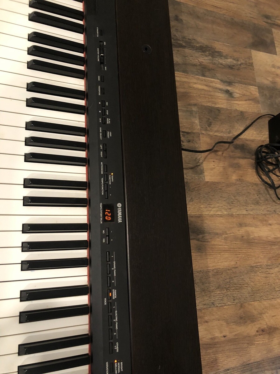 Yamaha P-140 88-Key Weighted Electric Piano Wood Grain | eBay