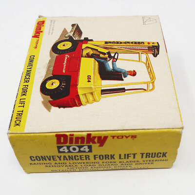 VINTAGE MECCANO DINKY TOYS 404 CONVEYANCER FORK LIFT TRUCK DIECAST