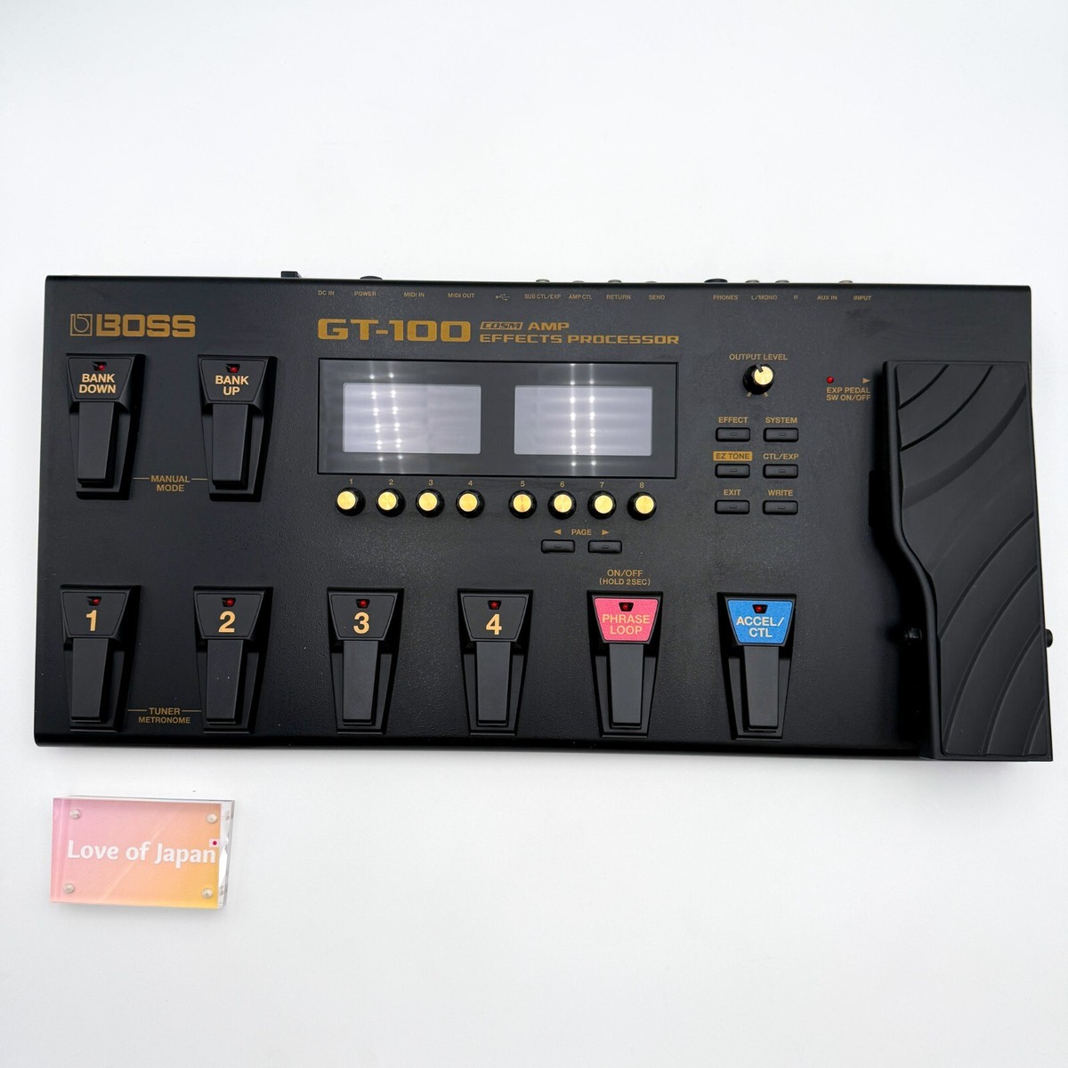 Boss GT-100 Multi-Effects Processor Guitar Effect Pedal Good