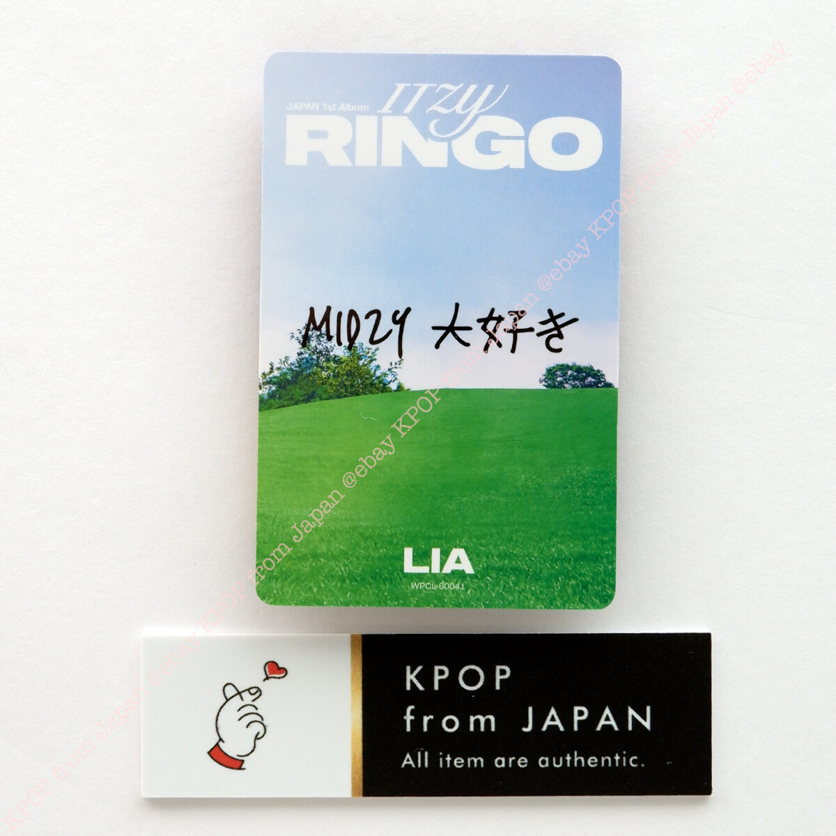 ITZY RINGO MIDZY JAPAN ver. CD Photocard Yeji Yuna Lia Ryujin