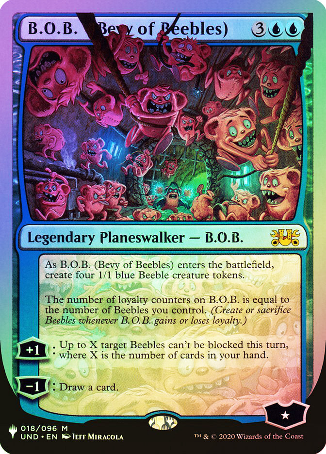 MTG FOIL B.O.B. (Bevy of Beebles) - Mystery Booster / The List