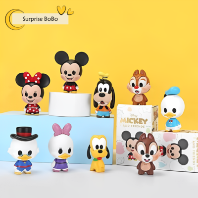 HEROCROSS Disney Mickey Family Series One Random Blind Box New Toy