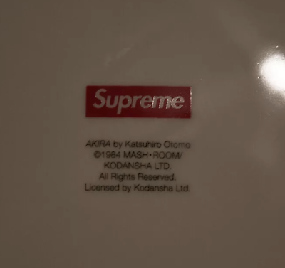 Supreme Akira Pill Ceramic Plate f/w 17 White | eBay